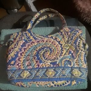Green Paisley Vera Bradley Bag and Travel Jewelry